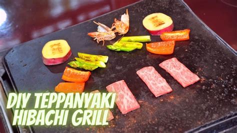 DIY TEPPANYAKI GRILL AT HOME: How to make a built in Teppanyaki Hibachi ...