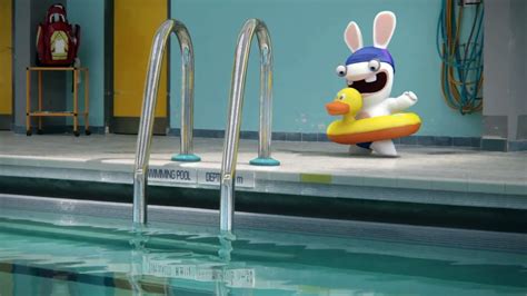 Rabbids Can't Swim [FUNNY VIDEO] - YouTube