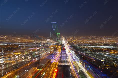 Riyadh skyline at night #5 Stock Photo | Adobe Stock