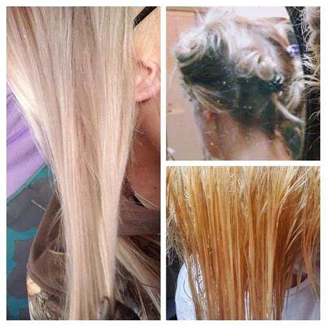 Wella Blondor and Wella T18 toner on roots touch up. Blondor for 30 minutes, T18 for 50 minutes.