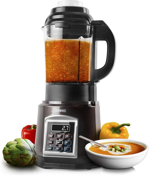 Duronic Soup Maker BL91 Steamer Blender 1000W Automated Glass Jug Soup ...