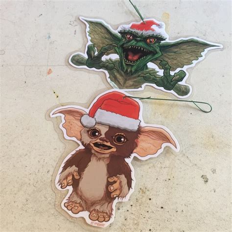 GREMLINS Combo Set CHRISTMAS ORNAMENTS | Etsy