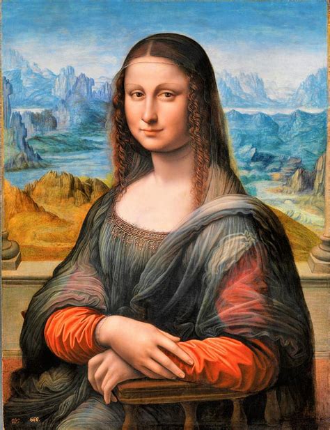 Digital Restored Edition - Mona Lisa Painting by Leonardo da Vinci