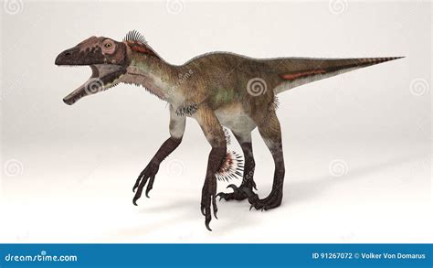 Utahraptor Feathers-Dinosaur Stock Illustration - Illustration of dinosaur, animal: 91267072