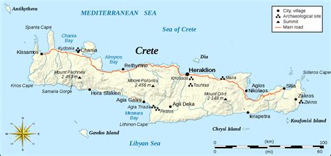 Crete Integrated Map • Mapsof.net