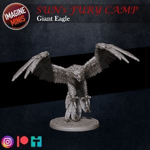 Giant Eagle Unpainted Miniature - Etsy