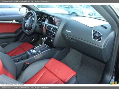 Black/Magma Red Interior Dashboard for the 2013 Audi S5 3.0 TFSI quattro Coupe #72518955 ...