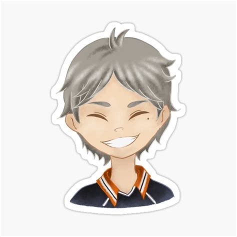 "Sugawara Koushi - Haikyuu!!" Sticker by MariannaGj | Redbubble