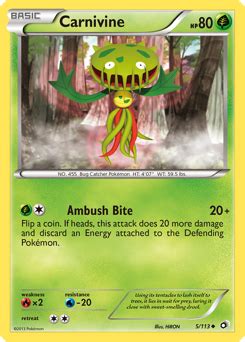 Carnivine Pokémon Card Value & Price | PokemonCardValue