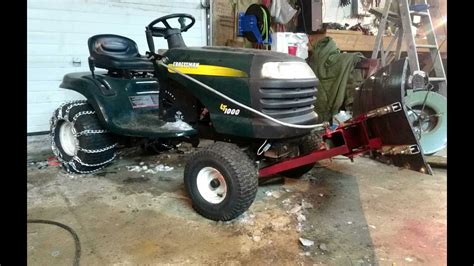 Craftsman Lawn Tractor Snow Plow Parts