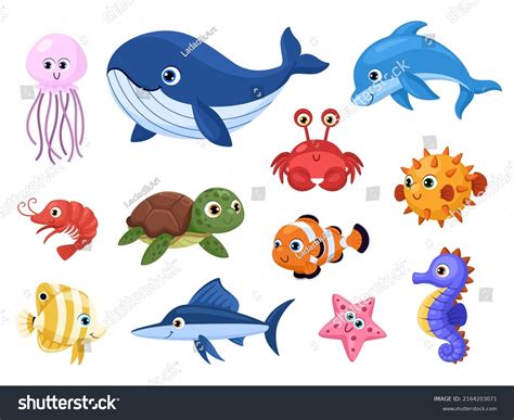 54,650 Ocean Animal Friends Images, Stock Photos, 3D objects, & Vectors | Shutterstock