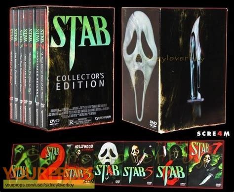 Scream 4 / Scre4m "Stab" DVD Box Set original movie prop