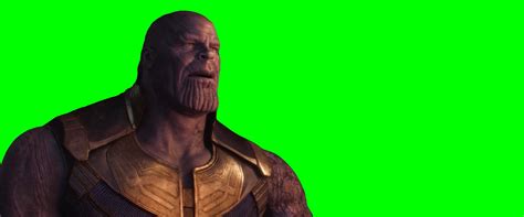 [MEME TEMPLATE] Infinity War Ending - Thanos Resting Green Screen : r/marvelmemes