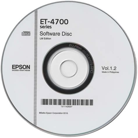 Epson ET-4700 Series Driver & Software CD-ROM : Seiko Epson Corporation : Free Download, Borrow ...