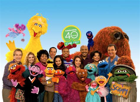 Sesame Street Cast, 40 year anniversary Sesame Street Muppets, Sesame ...