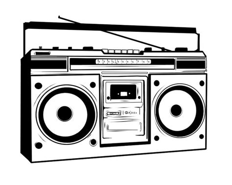 80s boombox vector by asbury26 on DeviantArt