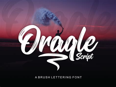 Oraqle - Free Brush Font by Pixel Surplus on Dribbble