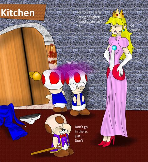 Mario's eating Spaghetti again by kingofthedededes73 on DeviantArt