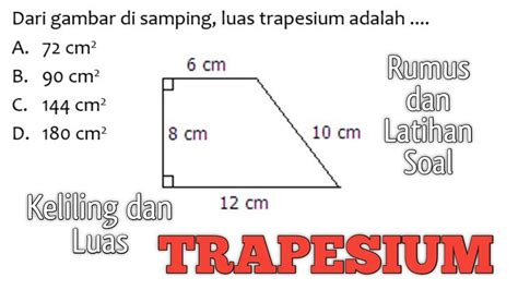 rumus luas trapesium yang diarsir - Sebastian Duncan