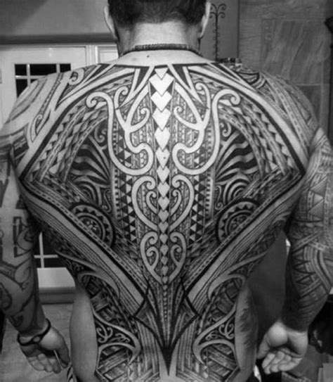 60 Tribal Back Tattoos For Men - Bold Masculine Designs