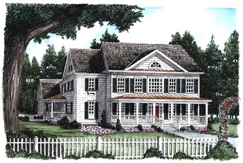 New-england-colonial House Plan - 5 Bedrooms, 4 Bath, 2902 Sq Ft Plan 85-697