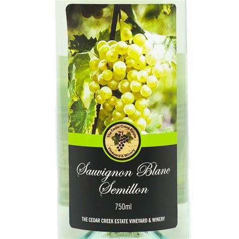 Sauvignon Blanc Semillon - Cedar Creek Estate