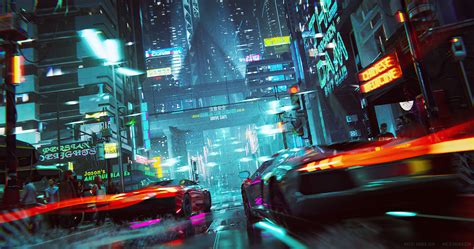 Cyberpunk Neon City Wallpapers - Top Free Cyberpunk Neon City Backgrounds - WallpaperAccess