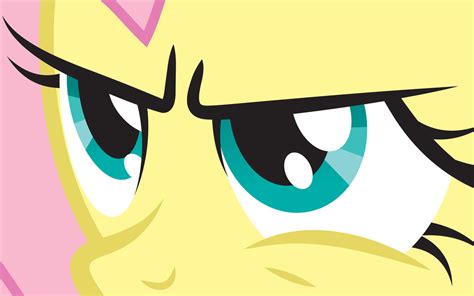 Fluttershy Evil Stare III Wallpaper by GoblinEngineer on DeviantArt