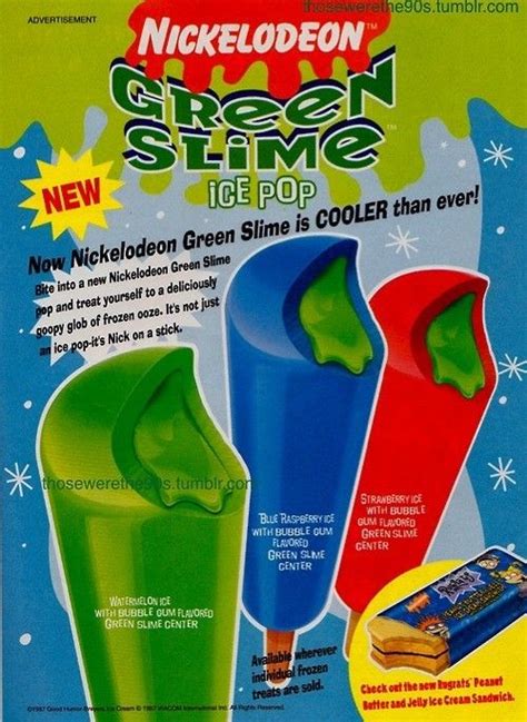 #90s memories | 90s food, Childhood memories 90s, Nickelodeon slime