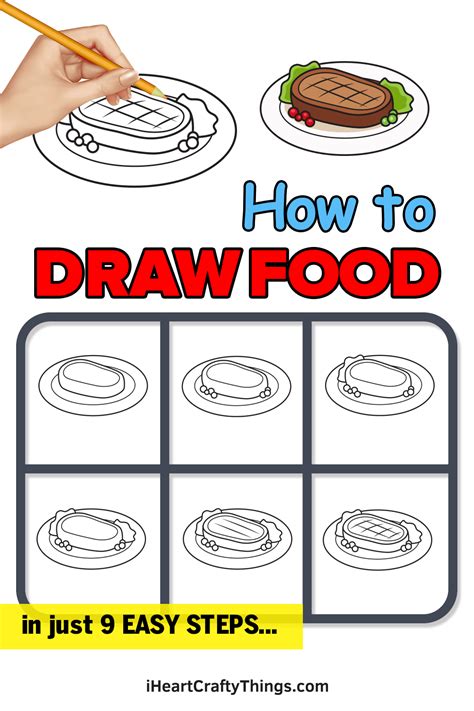 Food Drawing — How To Draw Food Step By Step