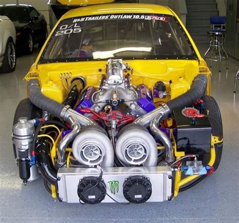 Two turbos. No waiting...... | Drag racing cars, Turbo car, Custom cars