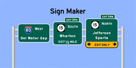 GitHub - BrenStro/SignMaker: Highway, Freeway, and Expressway Sign Maker.