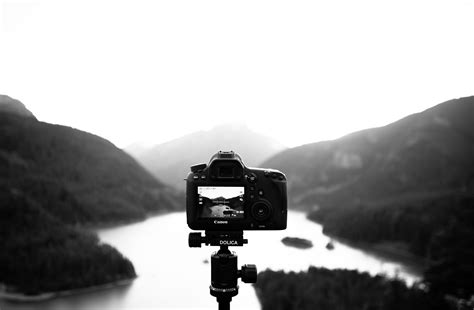 Images Gratuites : paysage, noir et blanc, caméra, la photographie, Lac ...