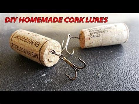 How To Make Fishing Lures with Cork DIY - YouTube in 2020 | Diy fishing ...