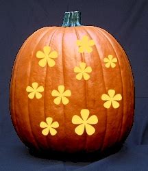 Flower Pumpkin Carving Patterns