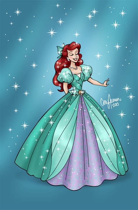 Cory's Ariel Dress Design - Disney Princess Fan Art (36362265) - Fanpop