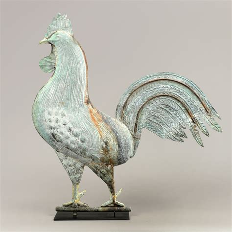 Large Rooster Weathervane • Jeffrey Tillou Antiques