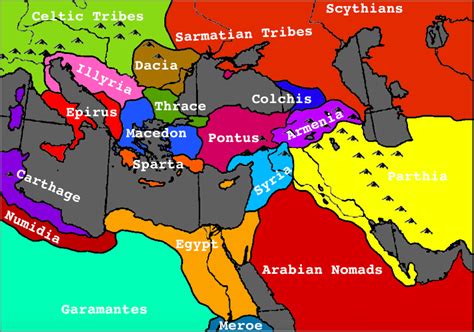 Alternate timeline of Hellenistic period : imaginarymaps