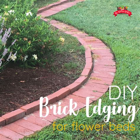 DIY Brick Garden Edging in a Weekend - The Kitchen Garten