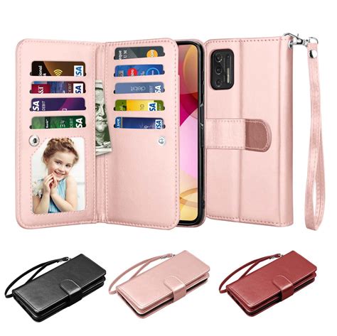 6.8" Wallet Case for Moto G Stylus, for Motorola Moto G Stylus 2021 PU Leather Case, Njjex ...