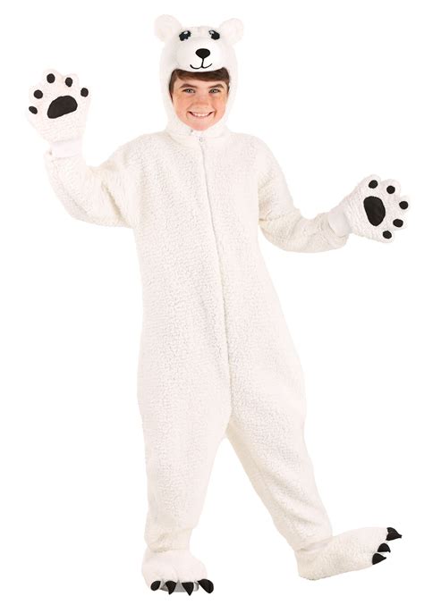 Arctic Polar Bear Costume for Kids