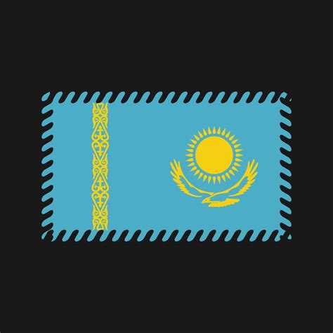 Kazakhstan Flag Vector. National Flag 9437489 Vector Art at Vecteezy