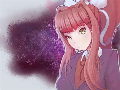 DDLC Monika Wallpaper by ParkdaleArt on DeviantArt