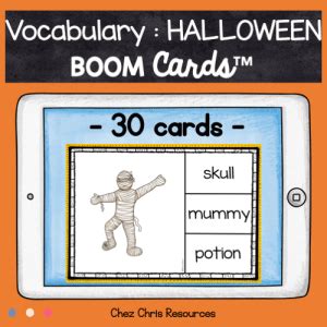 BOOM Cards : Halloween Vocabulary - Set 2 - Chez Chris Resources