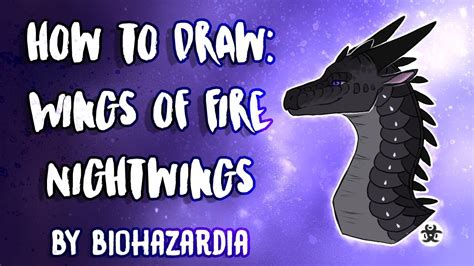 HOW TO DRAW: NightWing - Wings of Fire - Featuring Clearsight - by ...