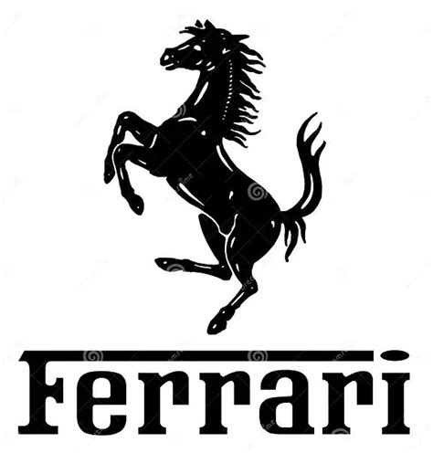 Ferrari logo 3d editorial photo. Illustration of silhouette - 270781306 | Ferrari, Ferrari logo ...