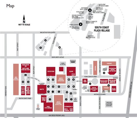 South Coast Plaza Map – Map Of The World