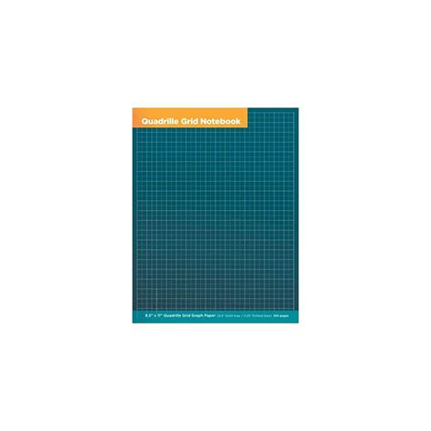 Buy Quadrille Grid Graph Paper Notebook: 8.5 x 11 Quad Grid Graph Paper ...