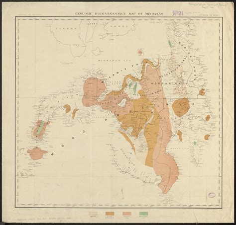 Geologic reconnaissance map of Mindanao - Norman B. Leventhal Map ...