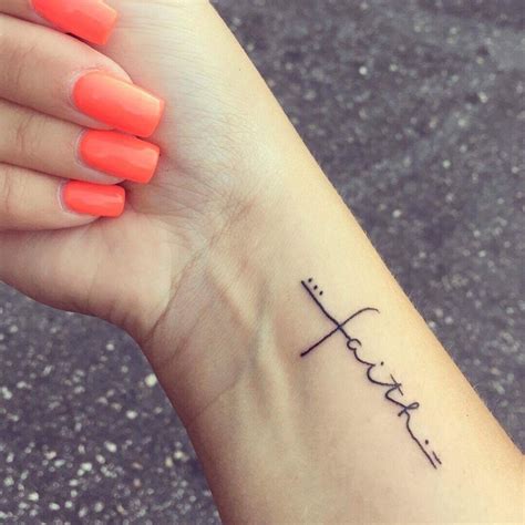 Faith tattoo | One word tattoos, Word tattoos on arm, One word tattoo